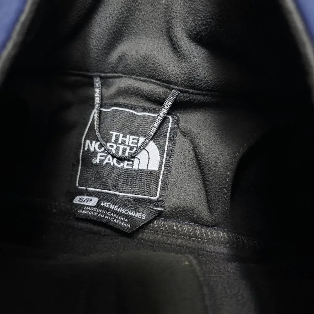 The North Face TNF Apex Men's Softshell Jacket Navy Blue Full Zip Size Small